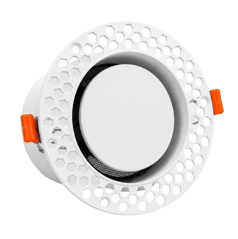 Invisible Air Vent with paintable cover and plaster-in flange